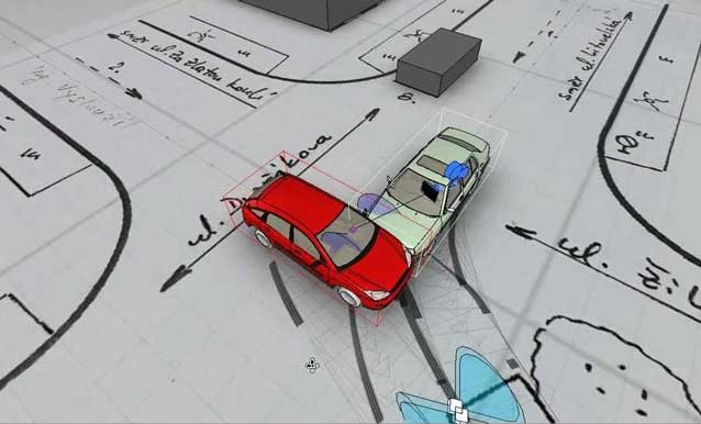 La reconstrucción de los accidentes de tráfico