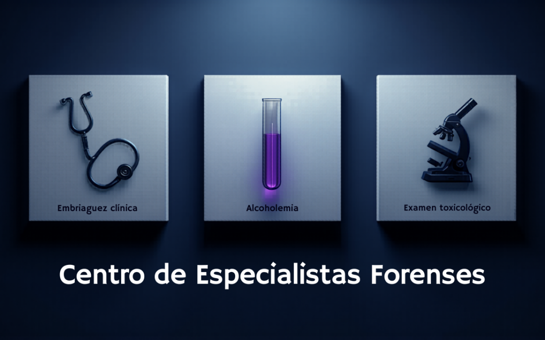 Diferencia entre embriaguez clínica, alcoholemia y examen toxicológico