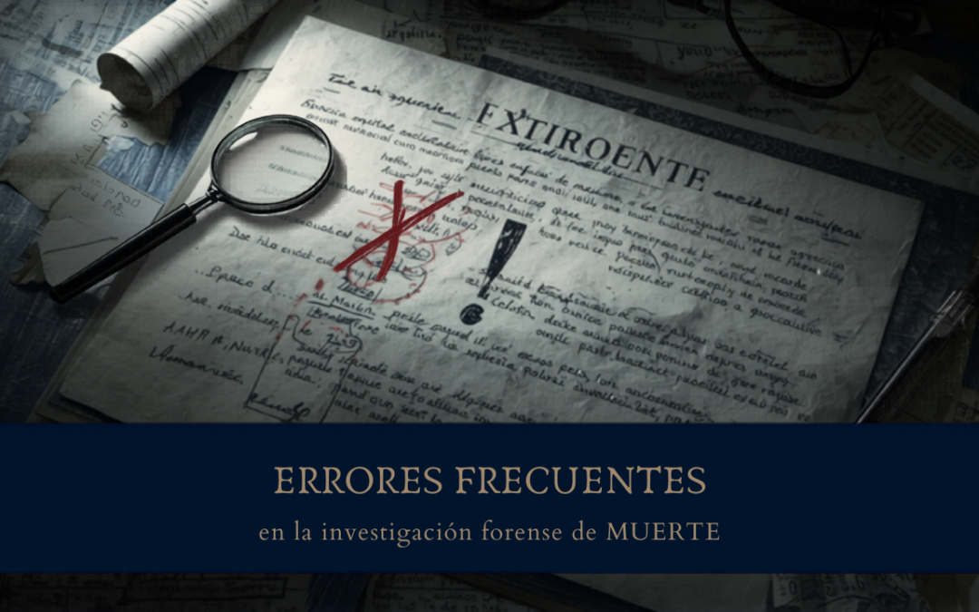 Errores frecuentes en la investigación forense de la muerte